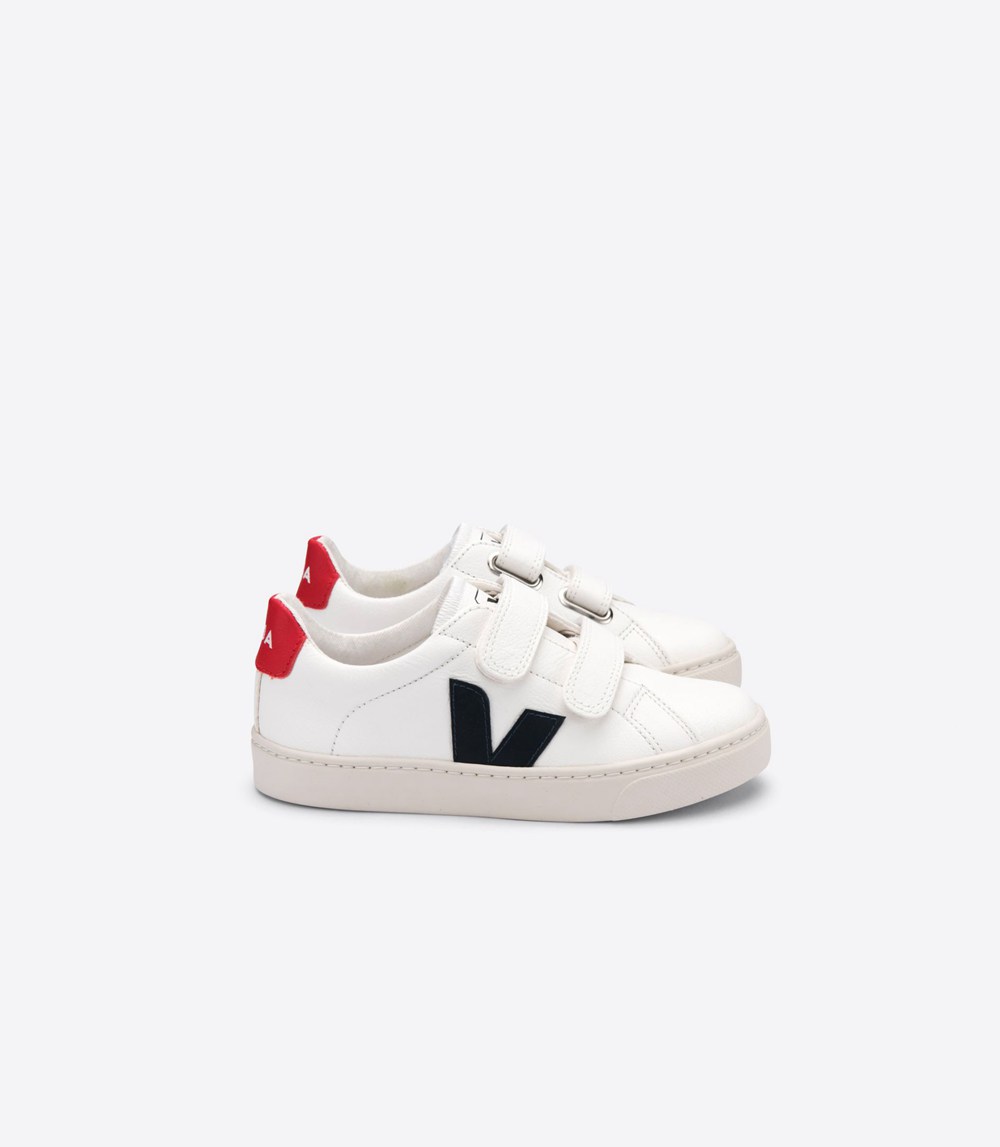 Veja Sneakers Barn - Esplar Velcro Chromefree - Vita - 761328-FEL